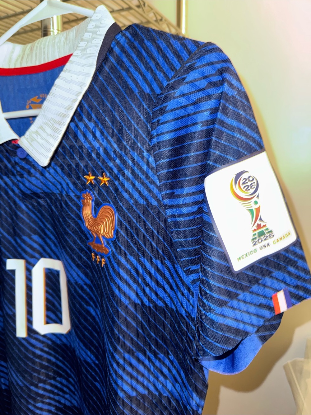 Nike France 2026 Mbappe #10 Men’s Home Soccer Jersey 🆕 - Picture 8 of 8